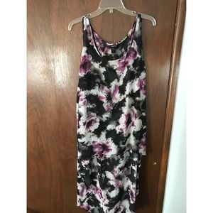 High-low chiffon top